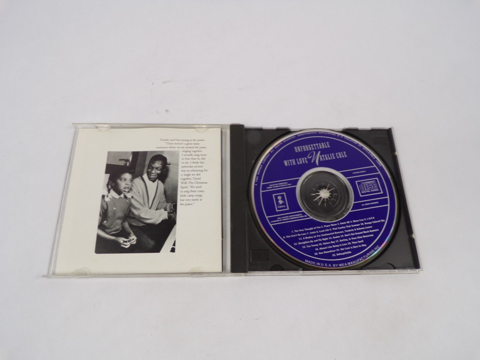 Unforgettable With Love Natalie Cole The Very Thought Of You Paper Moon CD#67
