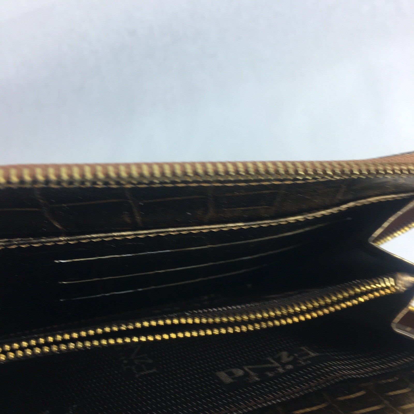 The Find -  Faux Gold Leather Hand Purse 