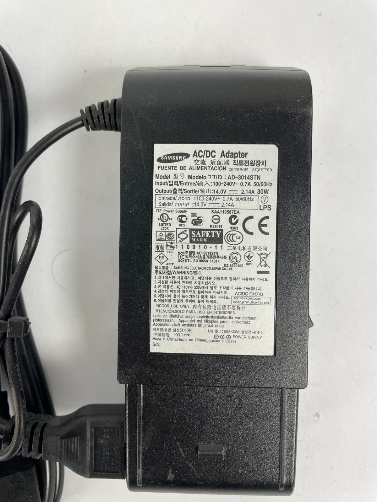 Genuine Samsung AD-3014STN Adapter Output 14 V 2.14 A Power Supply Adapter A53