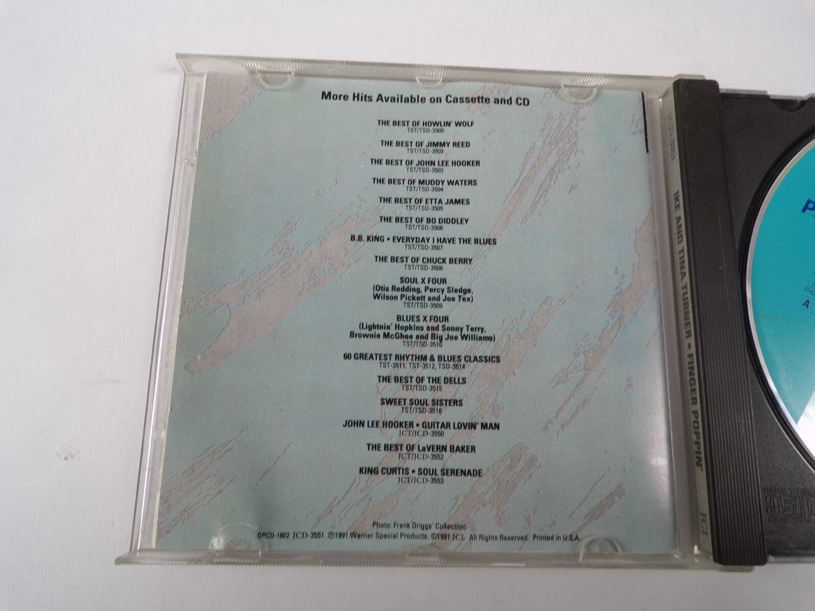 Ika And Tina Turner Finger Poppin A Fool For You All I Can Do Is Cry CD#53
