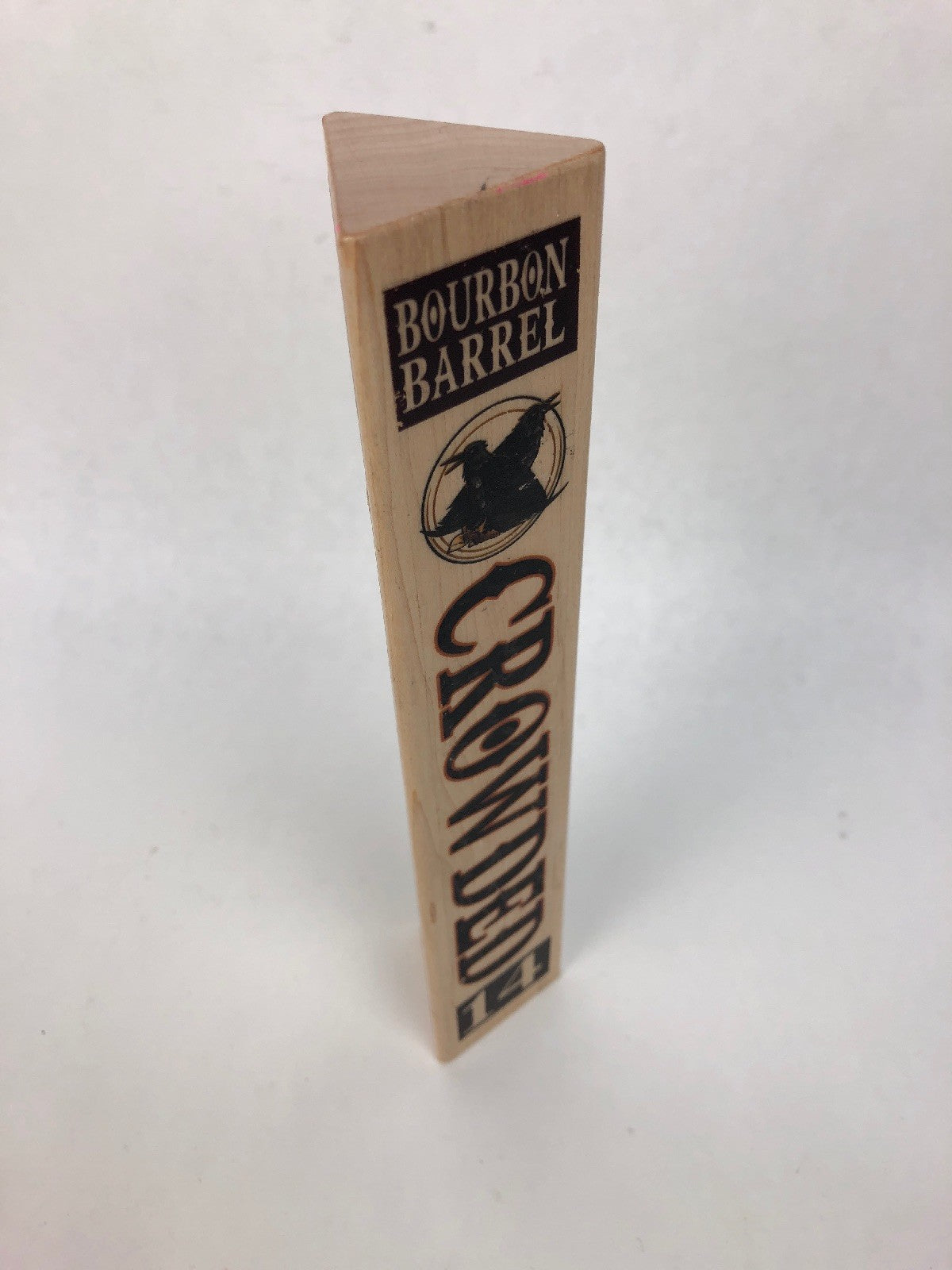 Weins Brewing Bourbon Barrel CROWDED 14 Ale Beer wood tap handle FSTSHP