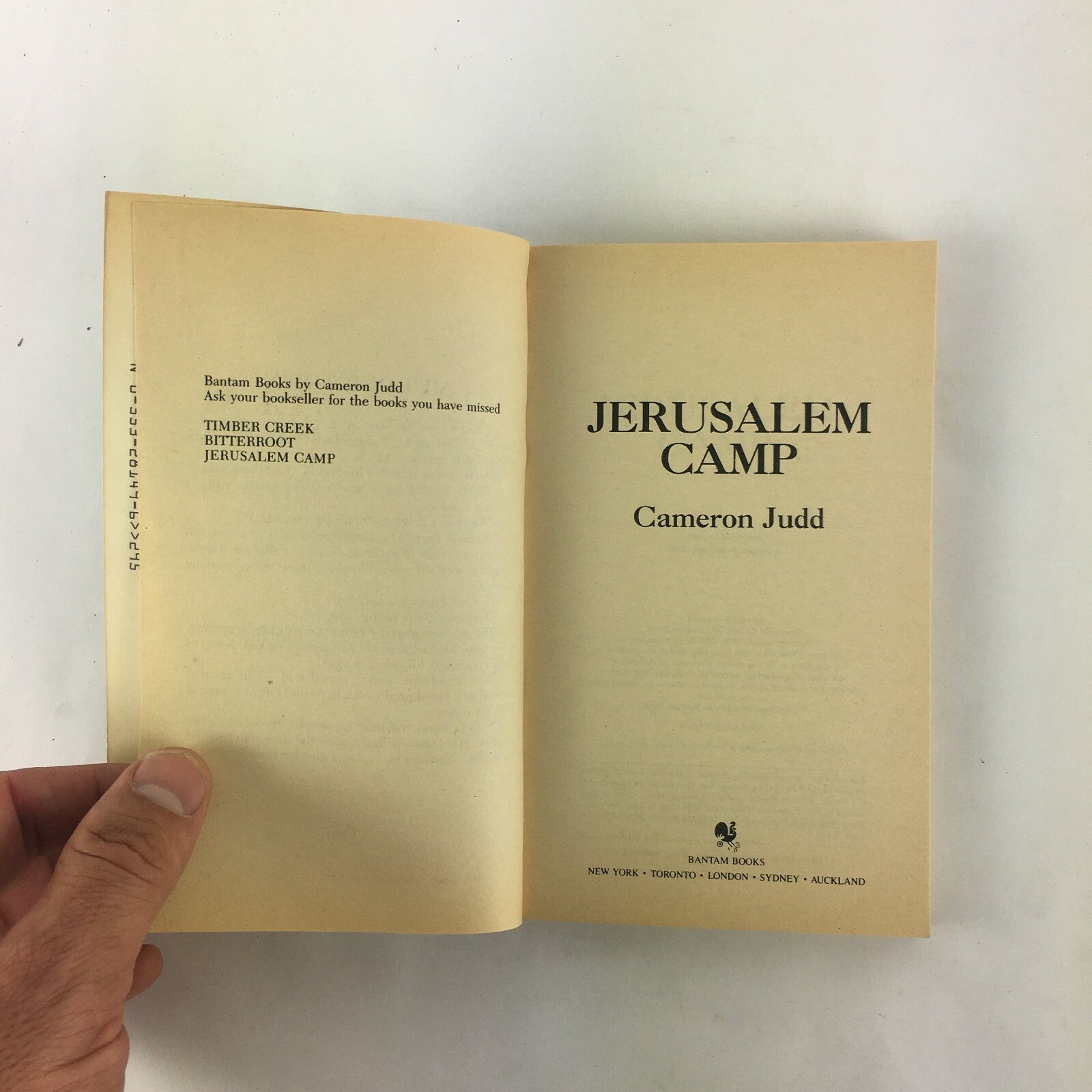 Cameron Judo Jerusalem Camp