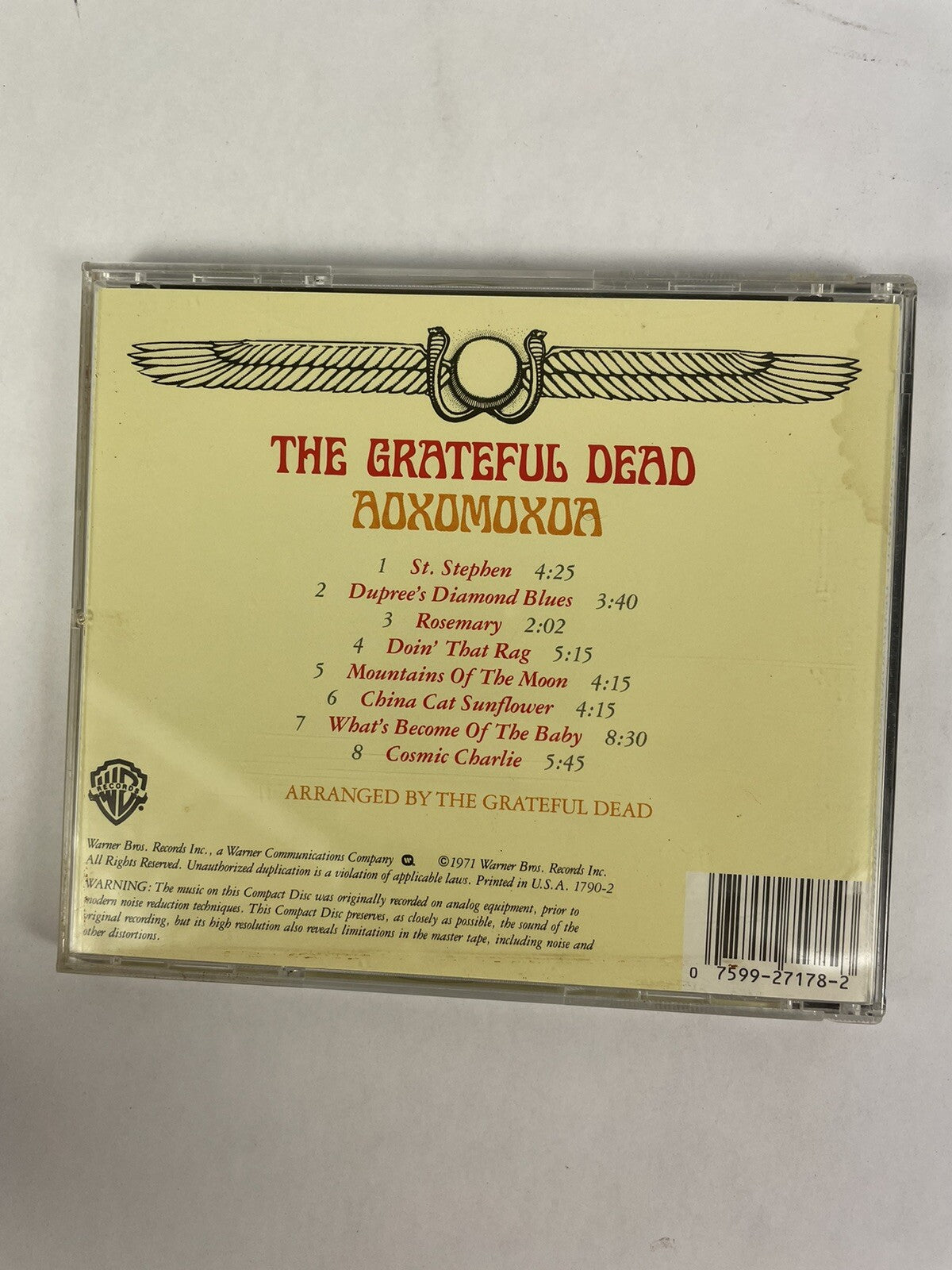 Grateful Dead - Aoxomoxoa CD    #4 
