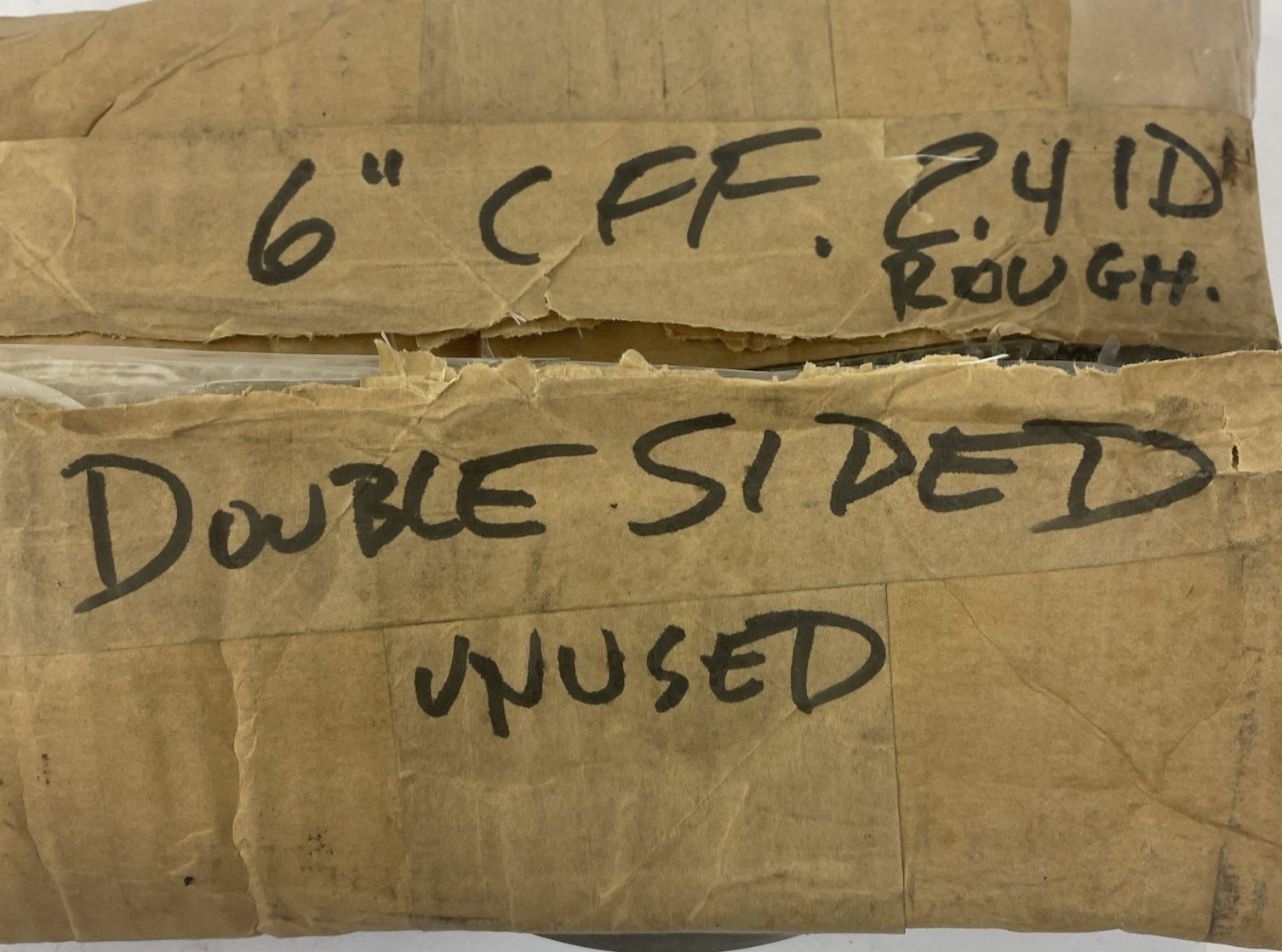 NOS O.D. 6", I.D. 2.4" Double Sided CFF Vacuum Conflat Flange - Made in the USA