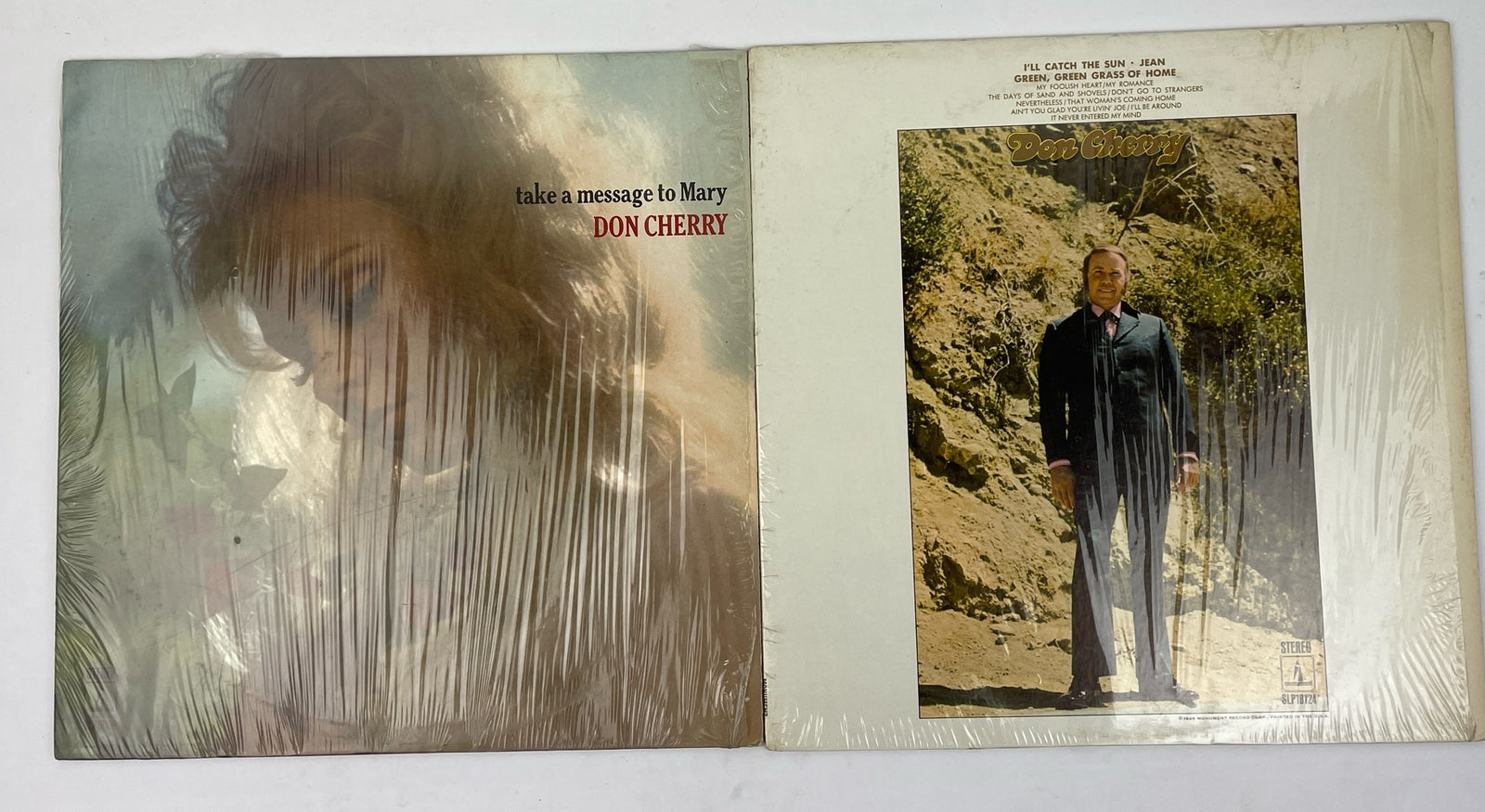 2 x Don Cherry self-titled LP Monument SLP18124 Stereo + Take A Message to Marry