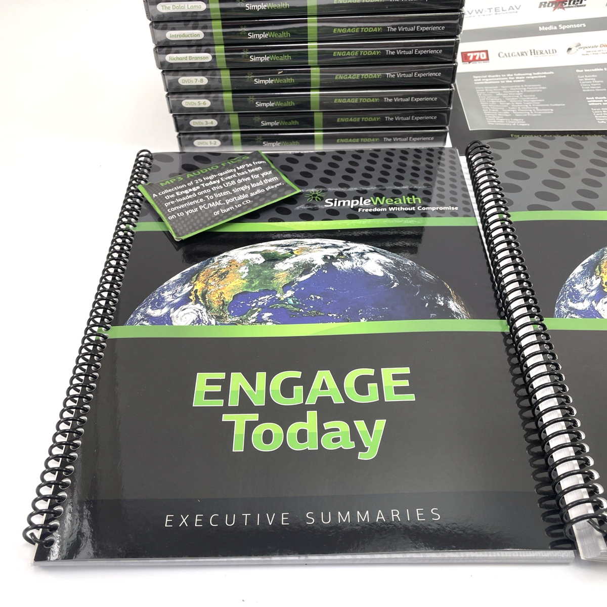 The Virtual Experience Simple Wealth ENGAGE TODAY 8 DVD Full Set Course Pack NEW