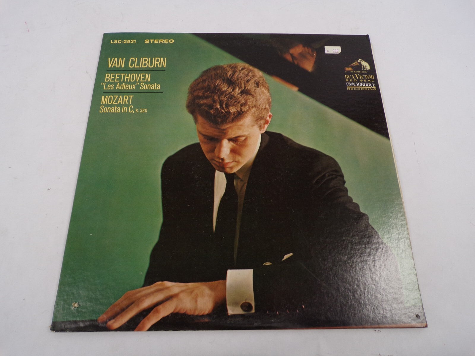 Van Cliburn Beethoven "Les Adieux" Sonata Mozart Sonata In C II. Andante Espress