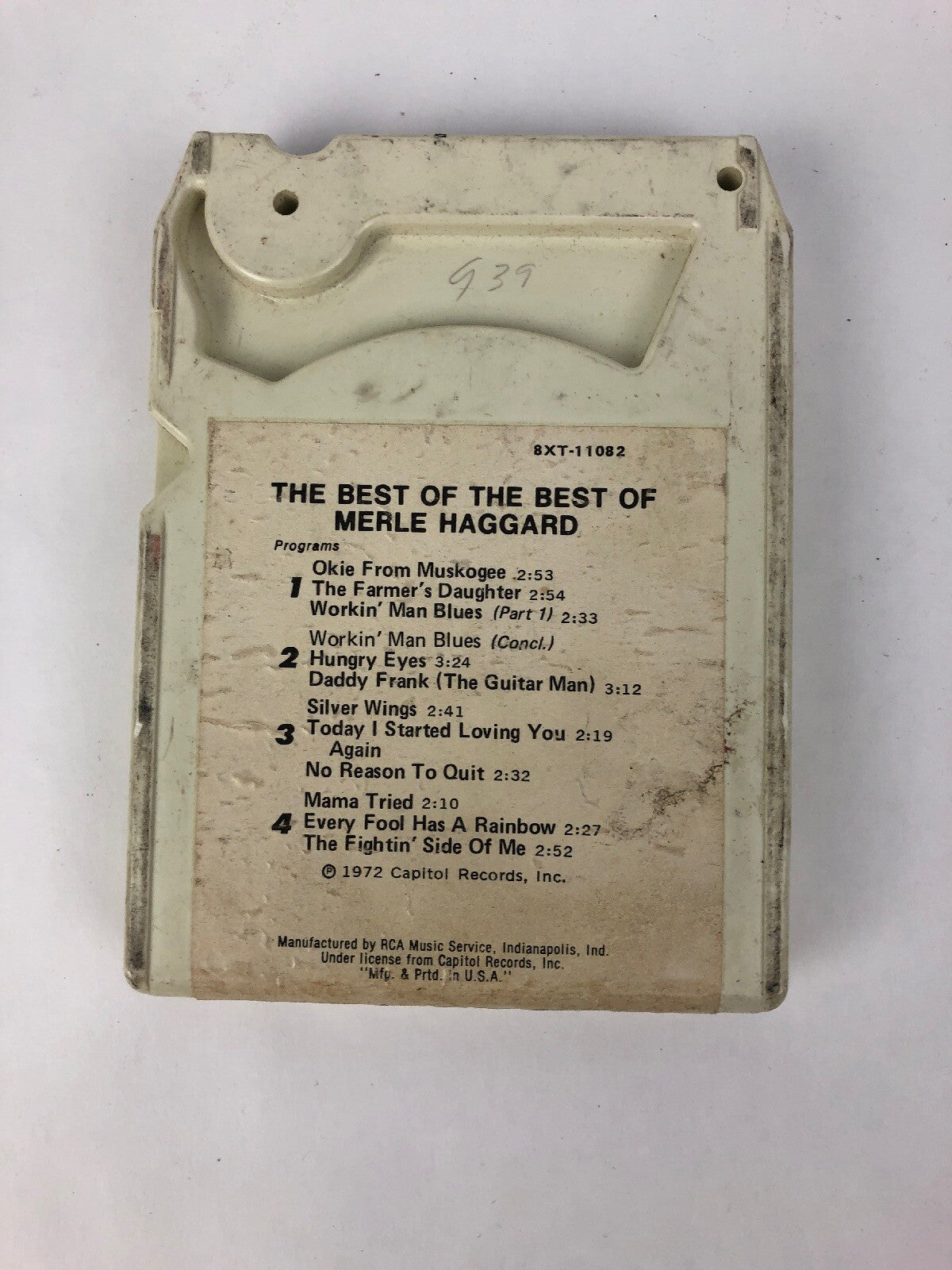 The Best Of The Best Of Merle Haggard  8 track tape Capitol Records- FSTSHP