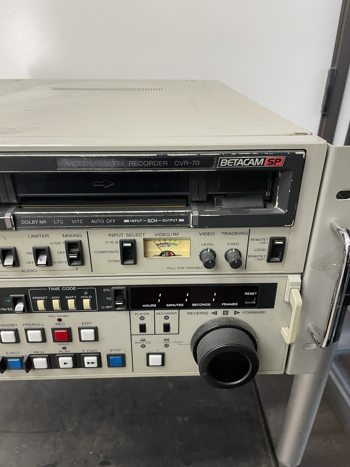 Ampex Betacam SP CVR-70 Studio Editor Video Cassette Recorder - ERROR 96