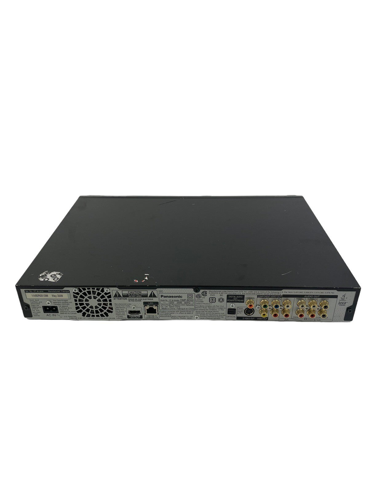 Panasonic Blu-ray Disc Player DMP-BD50