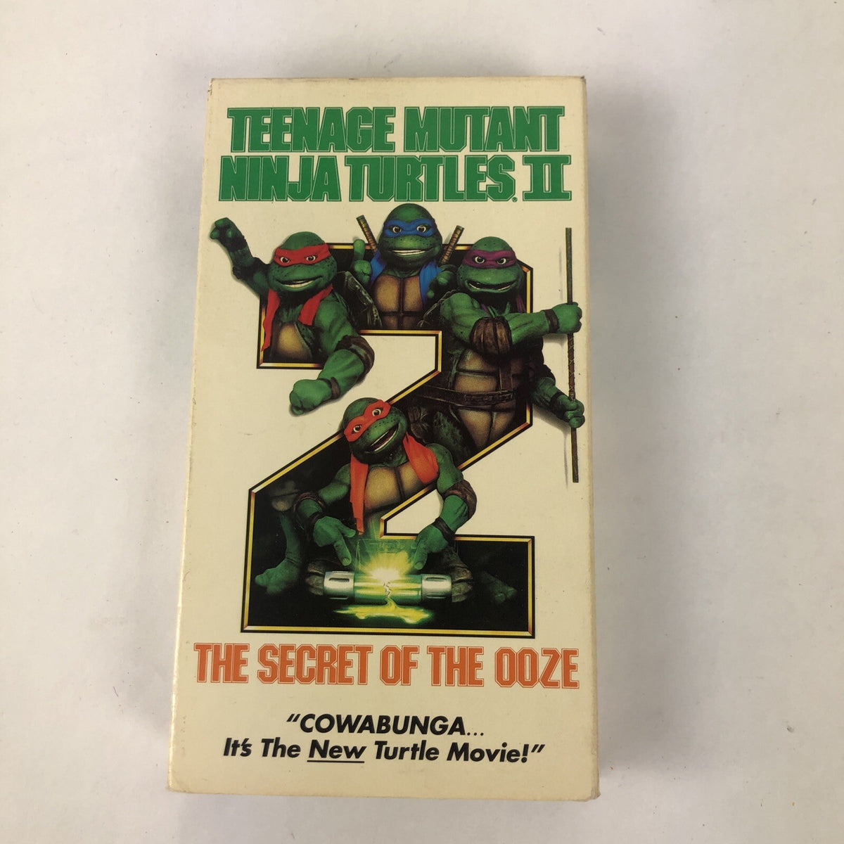 Teenage Mutant Ninja Turtles 2 Secret of the Ooze VHS Michael Pressman COWABUNGA