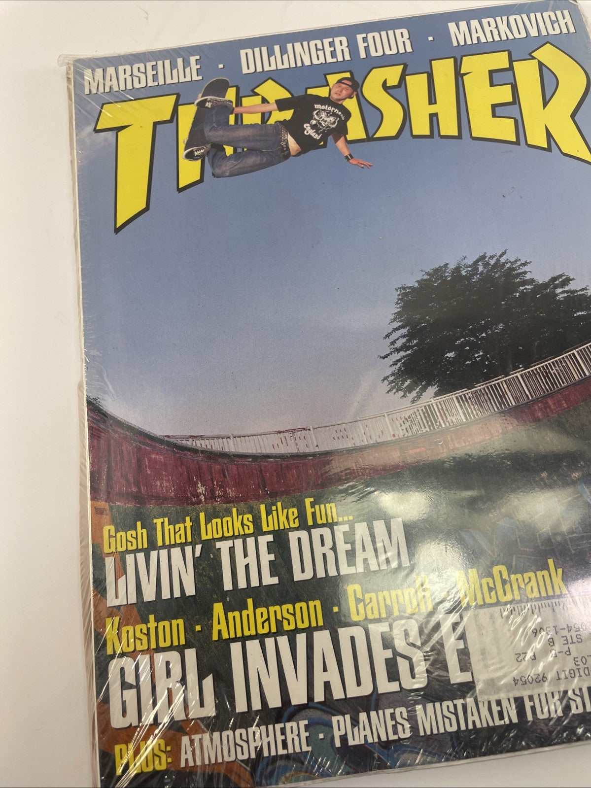 Thrasher Skateboard Magazine September 2002 - Marseille. Alan Peterson Cover