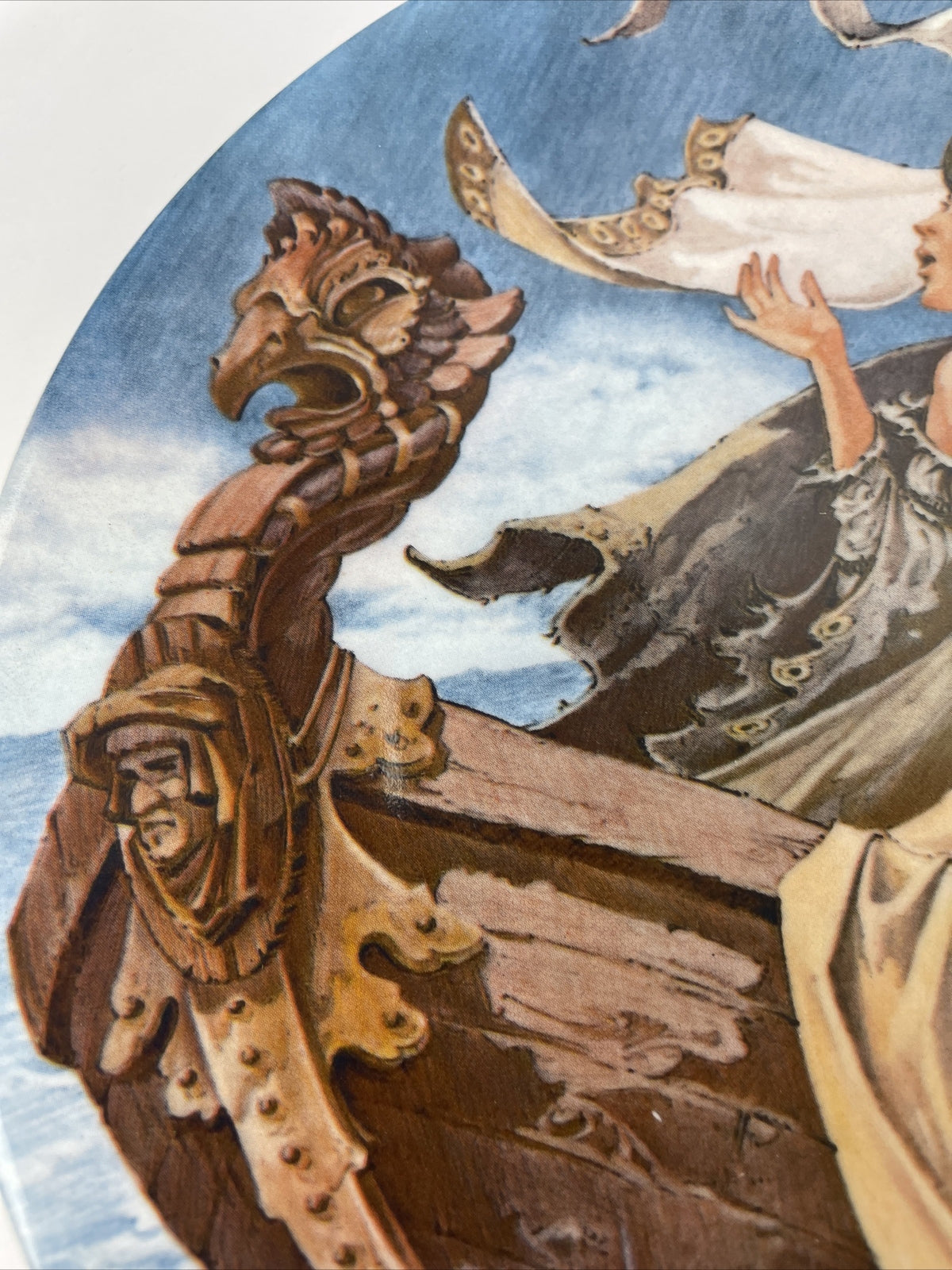 " The Man of Laws Tale " by G. A. Hoover Collector Plate LONGTON CROWN POTTERY