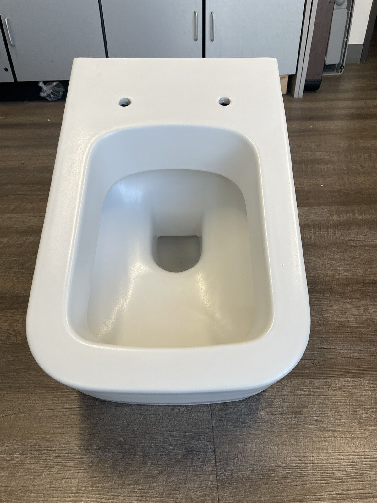 Scarabeo 8301 Bathroom Modern Wall Mount Toilet Ceramic Squared