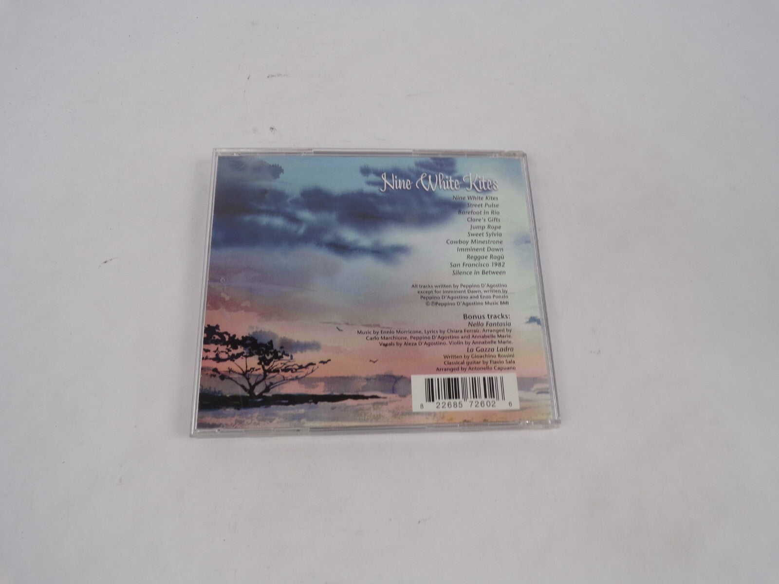 Peppino D'Agostino Nine White Kites Street Pulse Barefoot In Rio Clare's CD#69