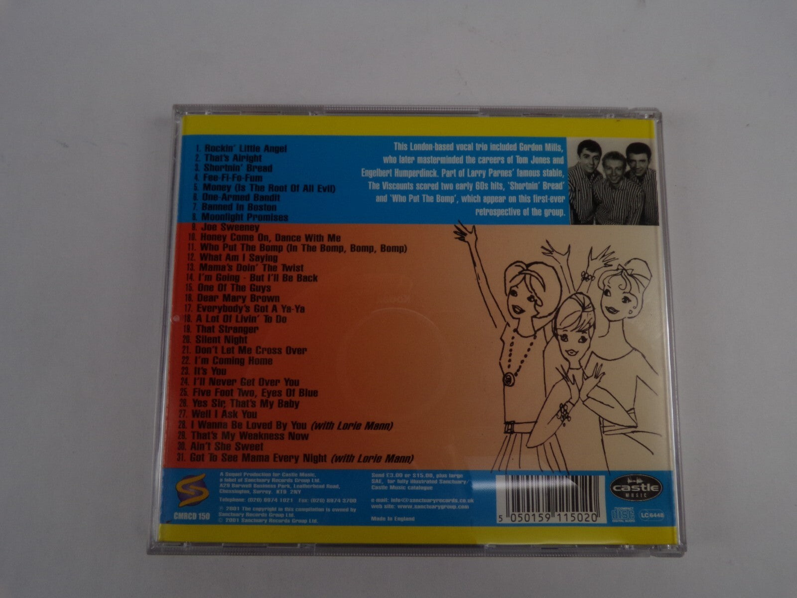 The Viscounts Who Put The Bomp The Pye Anthology It's You Silent Night CD#41