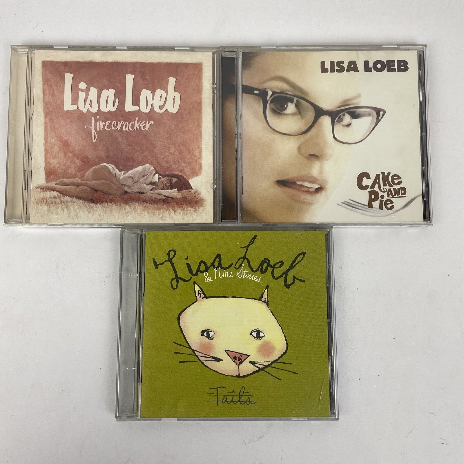 Lisa Loeb Lot of 3 CD(s)   & Nine Stories:  Tails + Firecracker + Cake And Pie L