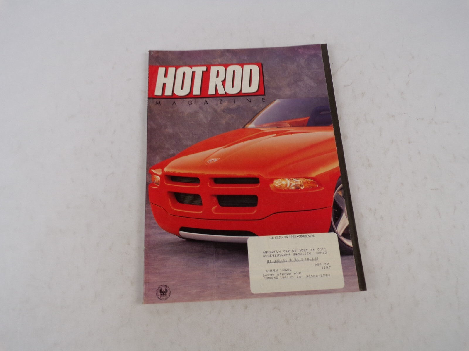 September 1998 Hot Rodding Magazine Your Basic Tool box Basic It Tastes Good It