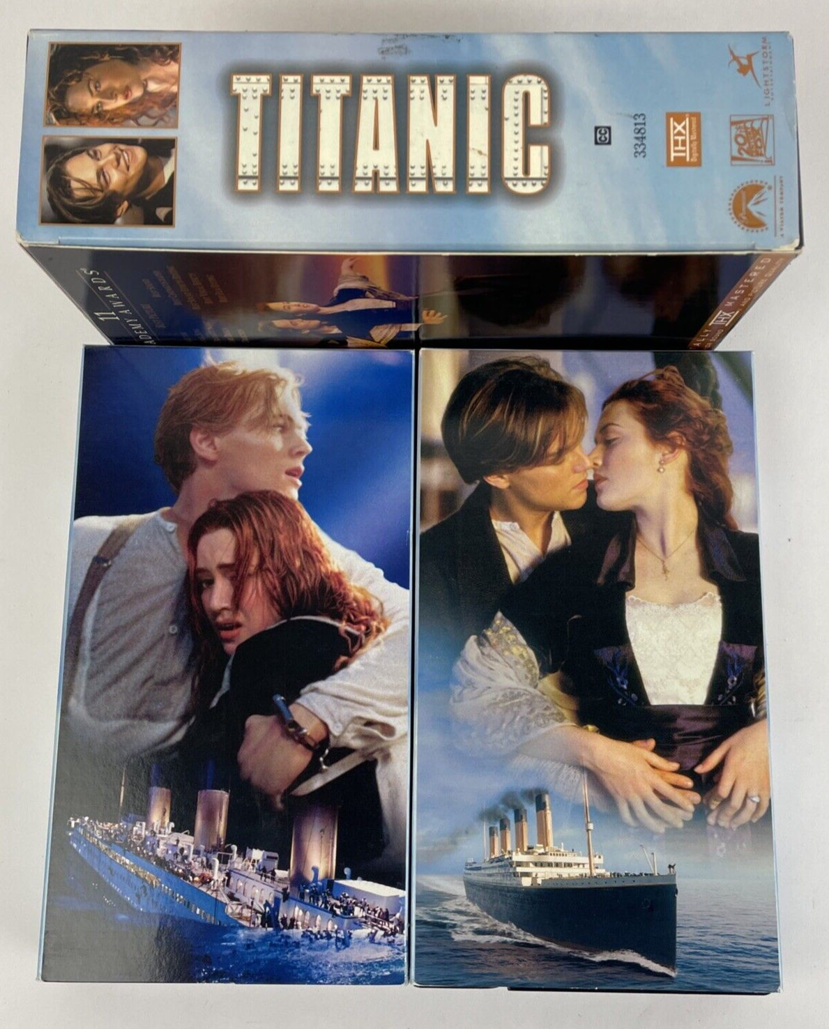 Academy Award Winner Titanic VHS 1999 2 Tape SET Leonardo Dicaprio Kate Winslet
