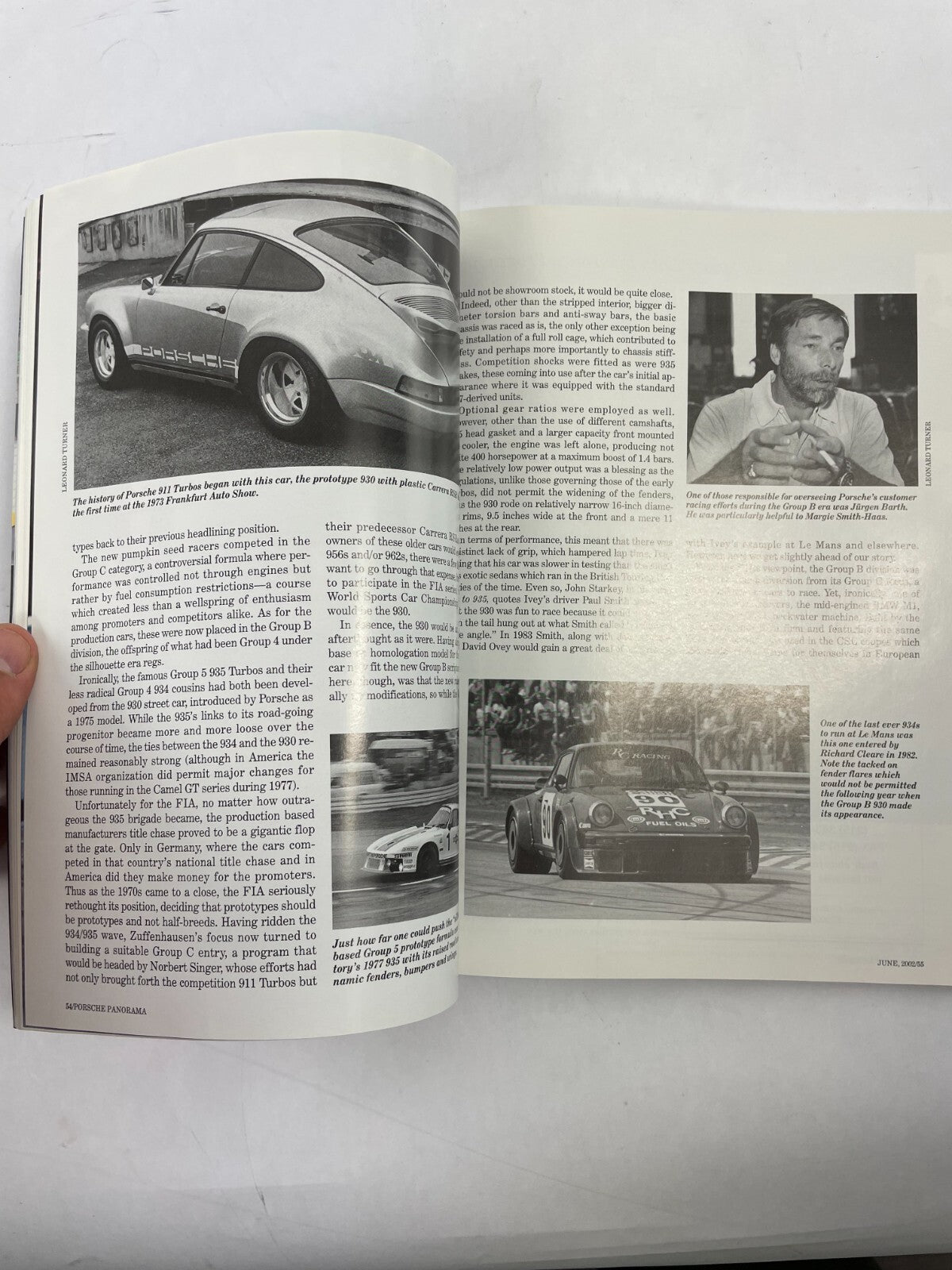 June 2002 Porsche Panorama Magazine Porsche 911 Turbos began with this car