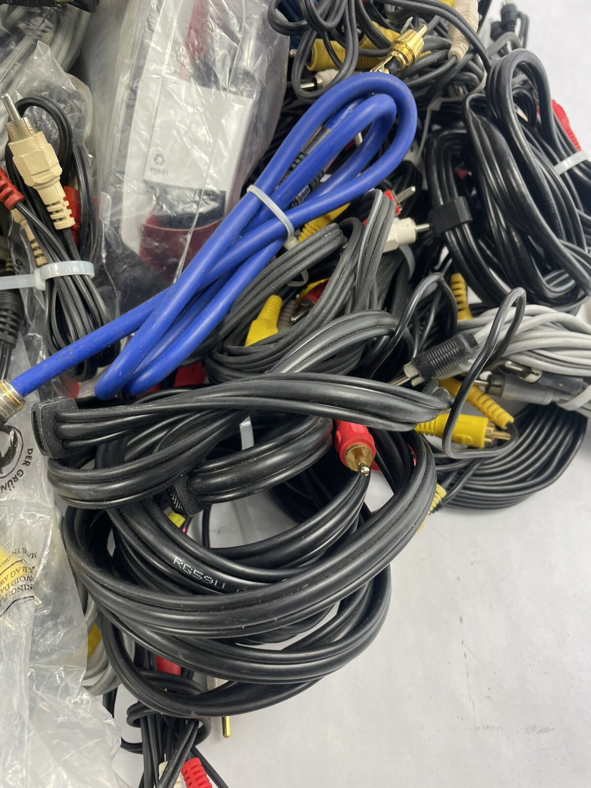 Audio Cables - Bulk Lot - As shown - RCA Cables