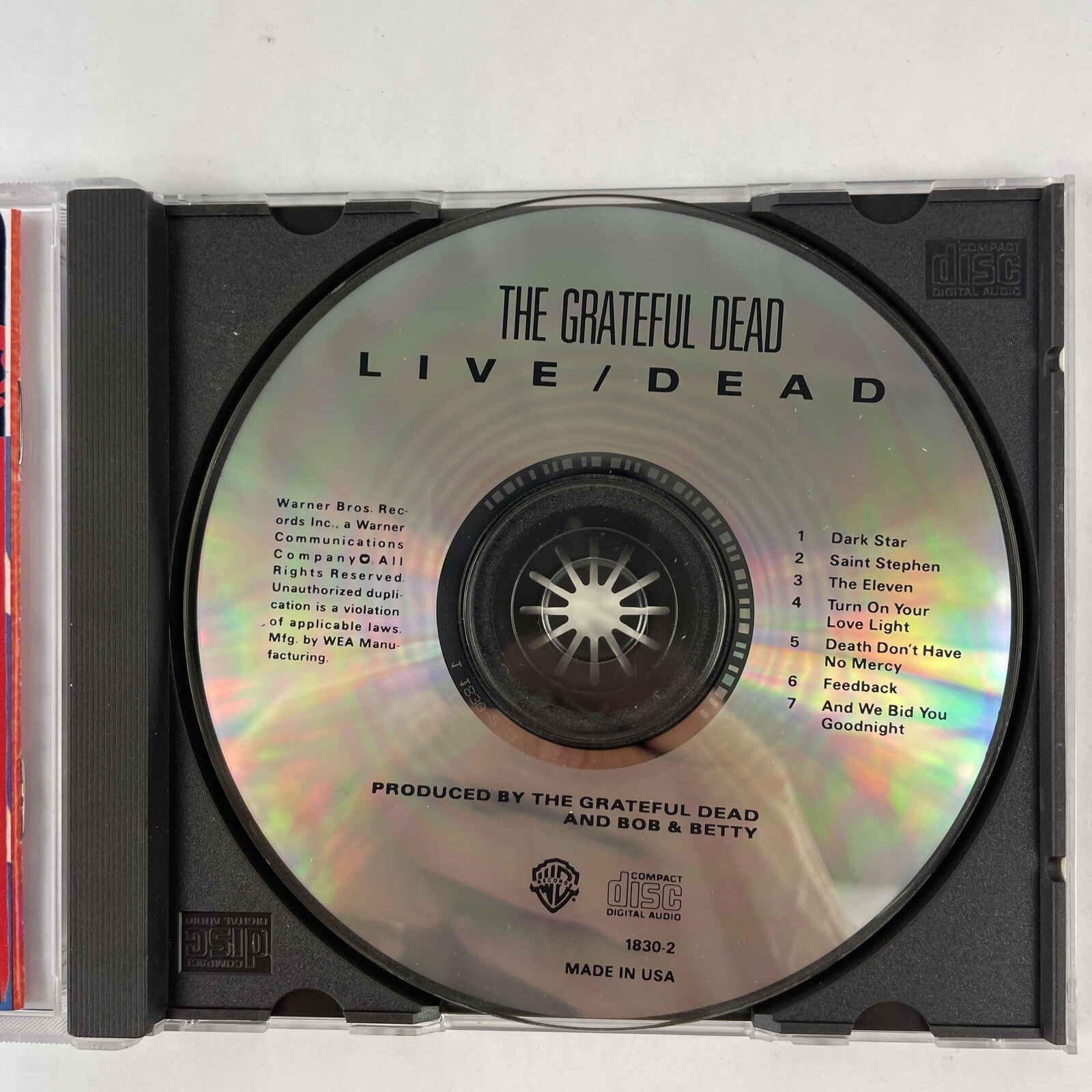 Grateful Dead - Live / Dead  CD (1969)   #16