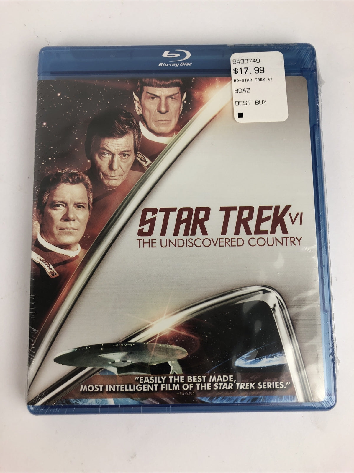 Star Trek VI: The Undiscovered Country (Blu-ray, 1991) ~ William Shatner ~ NEW