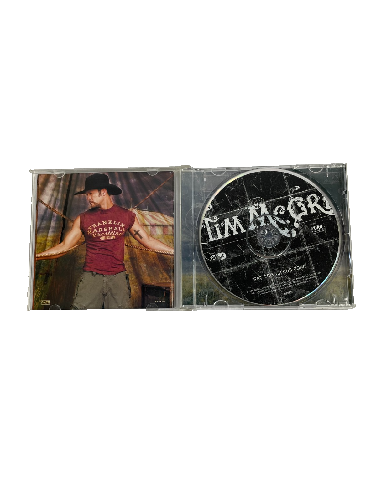 Tim McGraw – Set This Circus Down The Cowboy In Me Things Change Smilin CD#29