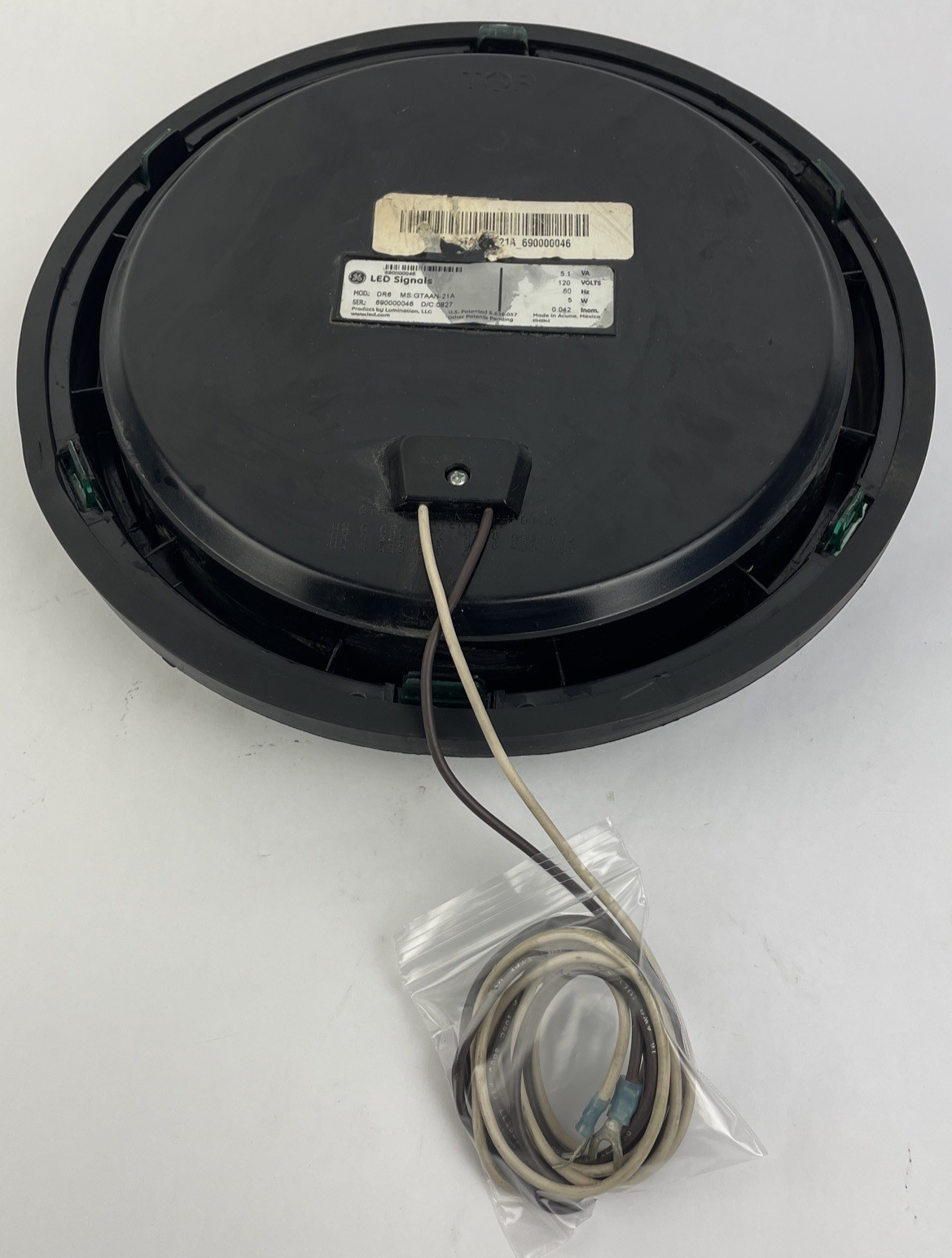 DR6 General Electric GE 12” LED Green Arrow Traffic Signal Light With Gasket g