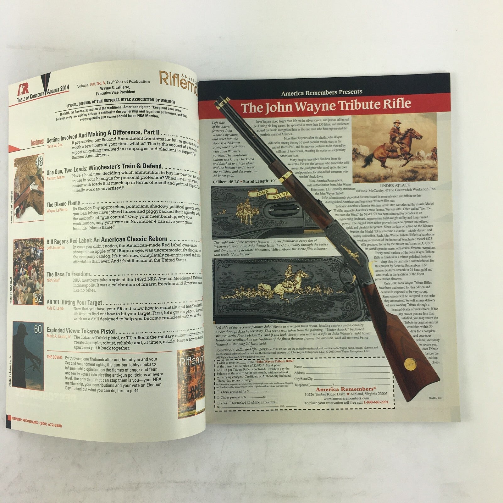 August 2014 American Rifleman Magazine The Blame Flame AR101 Hitting Your Target