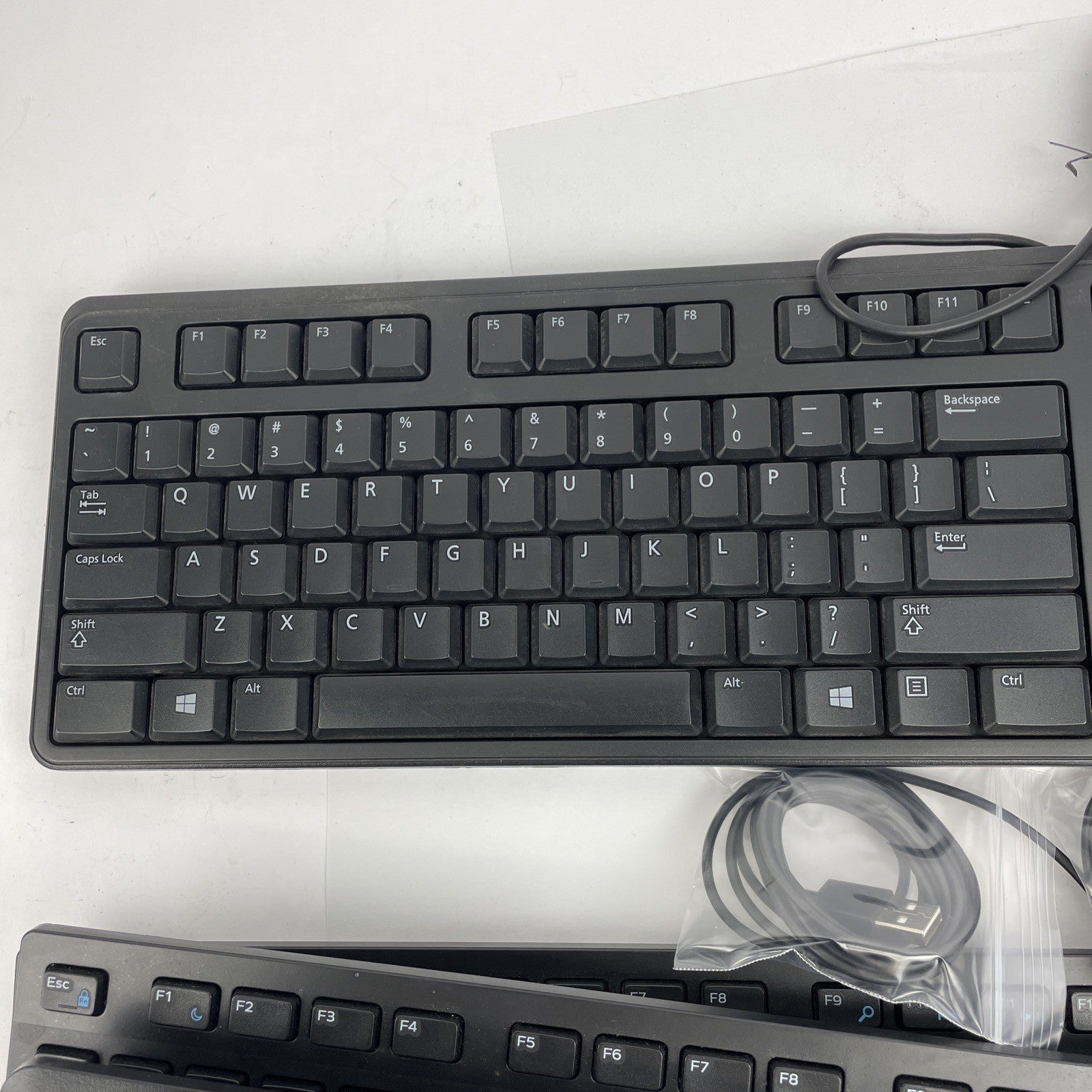 Dell Multimedia Wired Keyboard (s) - Black Lot of 5 - 2 x KB216 - 3 x KB4021 VGC