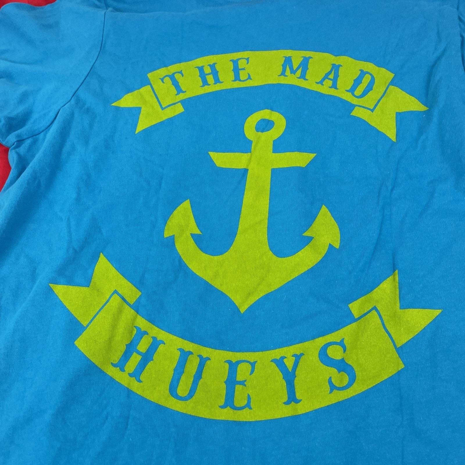 Lot of 3 x NEW Original THE MAD HUEYS Ocean Fishing T-Shirts 2 x Red 1 x Teal