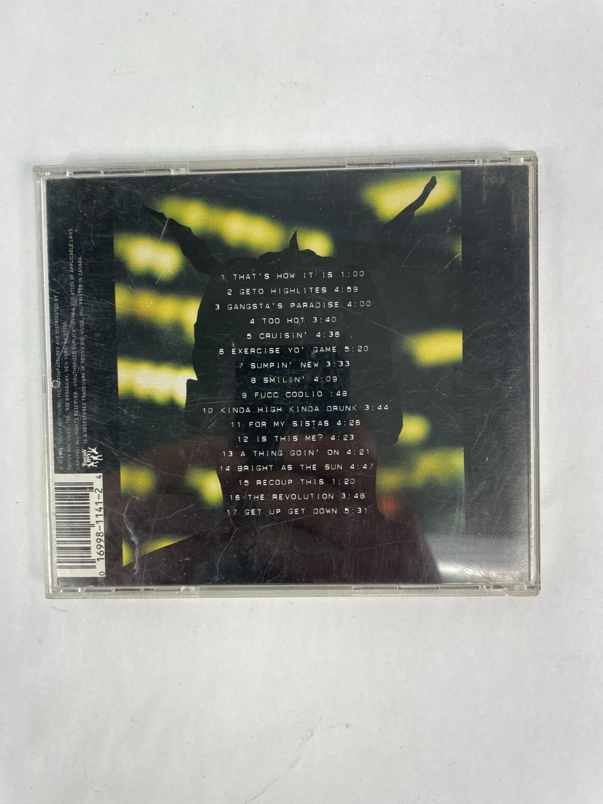 Coolio Gangsta's Paradise That's How It is Geto Highlites Too Hot Cruisin CD 53