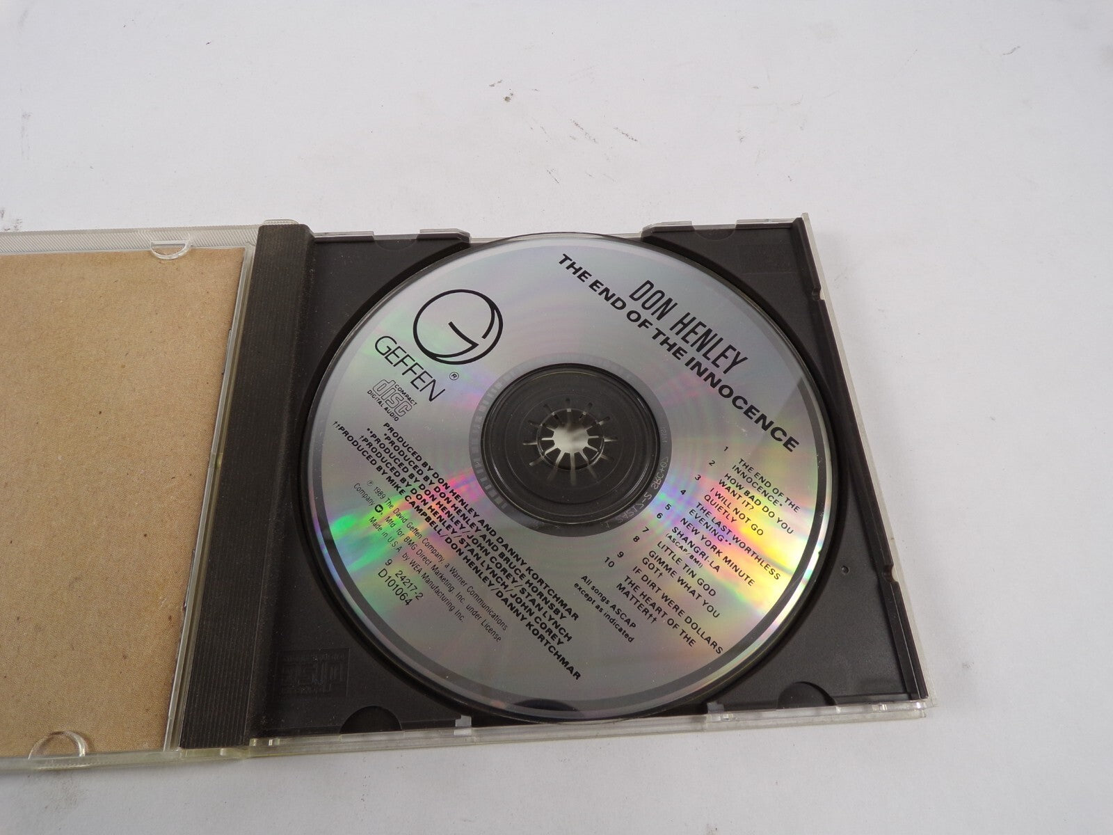 Don Henley The End Of The Innocence How Bad Do You Want It Shangri-LA CD#51