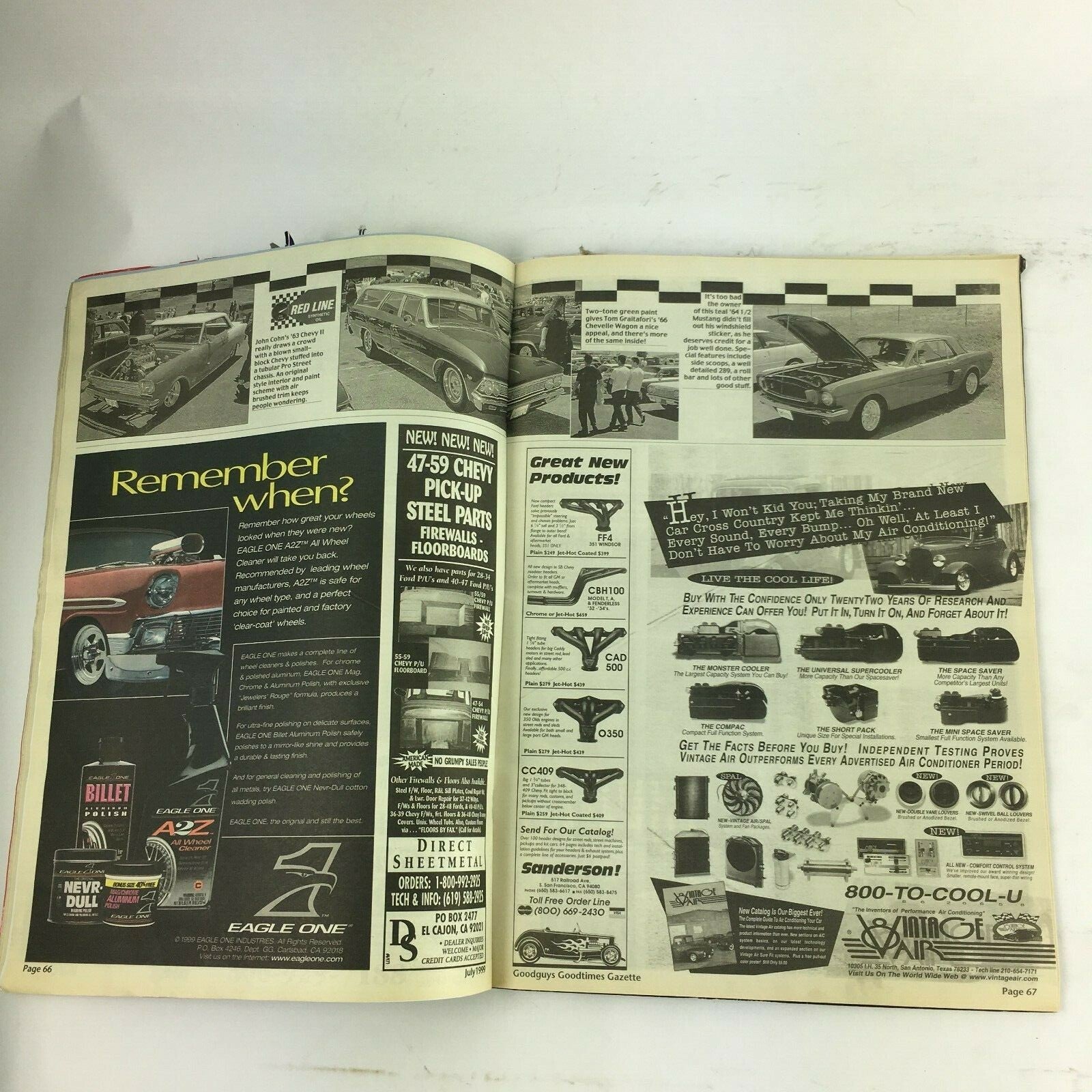 July 1999 Goodguys Goodtimes Gazette Magazine Califlorida State of the Union