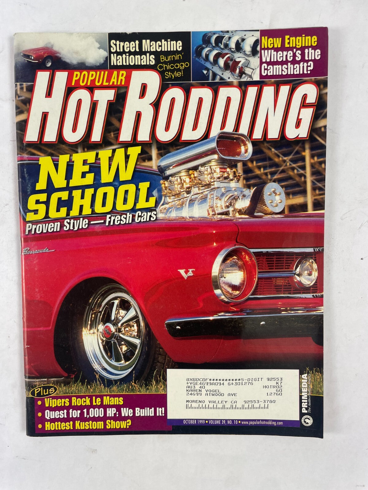 October 1999 Hot Rodding Magazine New School Proven Style - Fresh Cars NewEngine