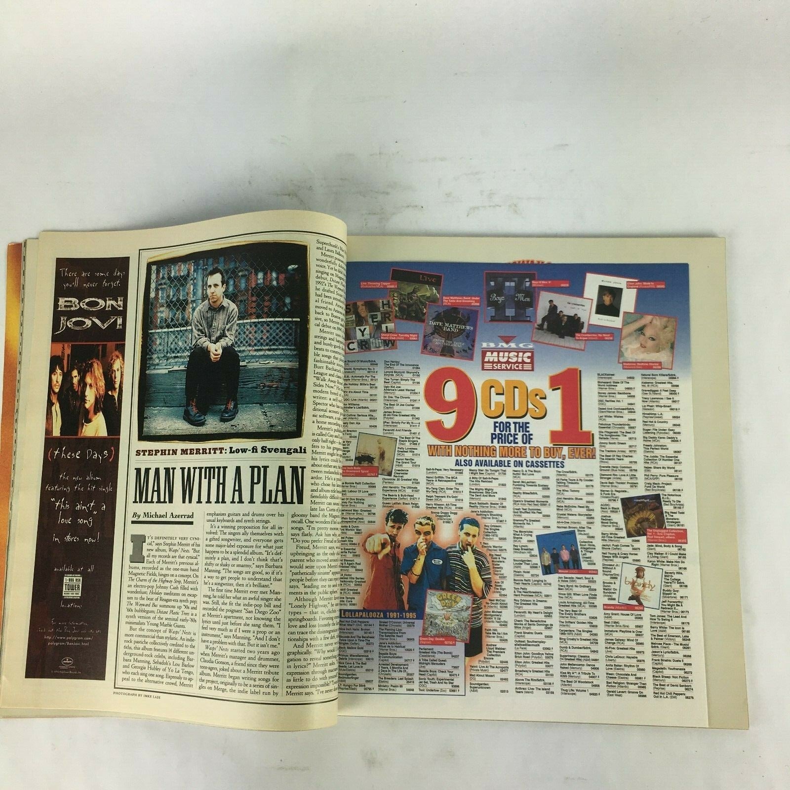 July 1995 RollingStone Magazine Jim Carrey Bare Facts and Shocking Revelations