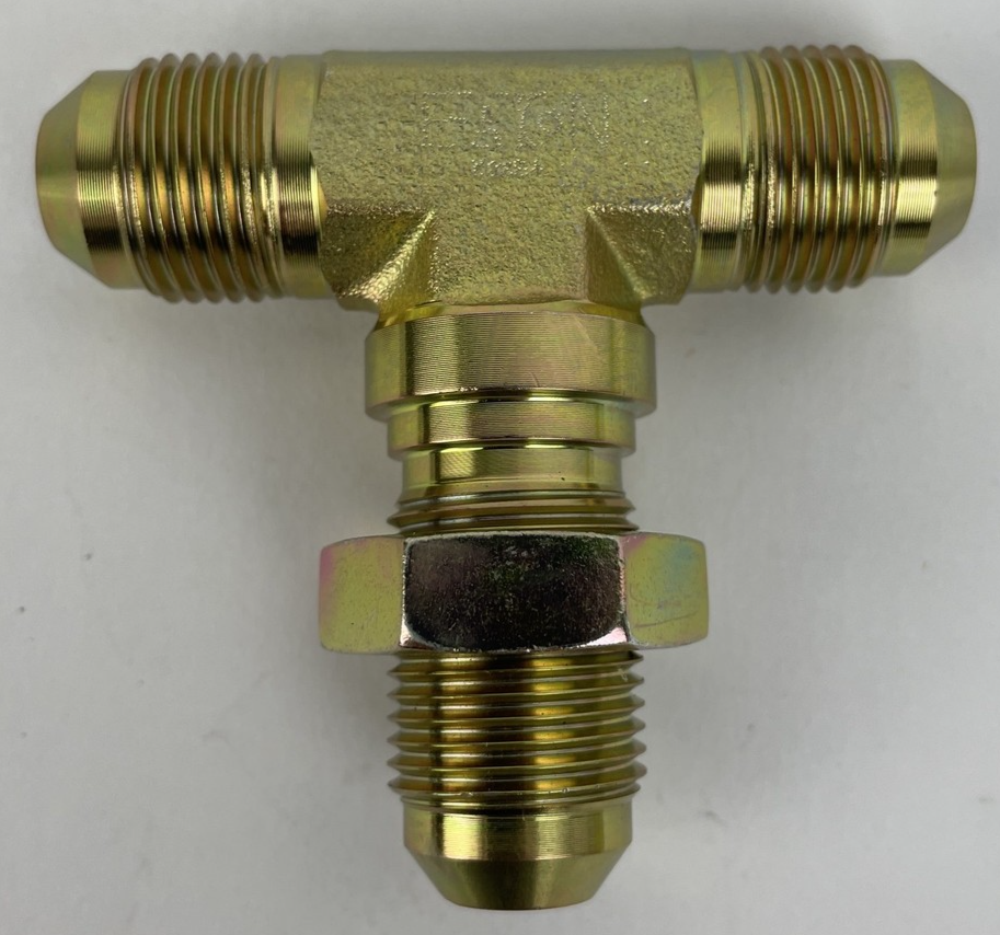 EATON  12-S50X-S 1-1/16-12 SAE ORB Male x 3/4" JIC x 3/4" JIC Branch TEE