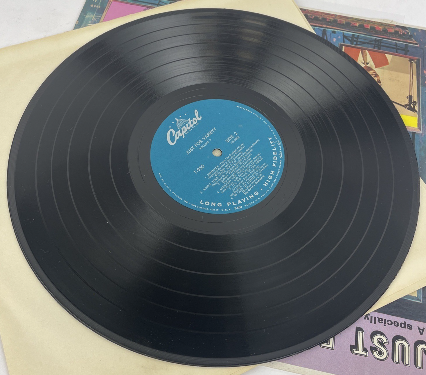 Various Jazz Pop - Just For Variety Vol 7 , LP Vinyl Record 12" Assorted Artists