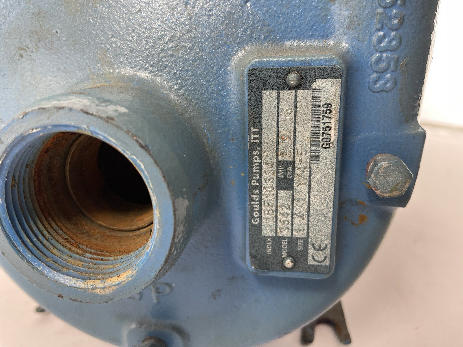 Goulds Water 1BF10334 Centrifugal Pump 3642, 1/2 HP, 3 Ph, 208-230/460 VAC