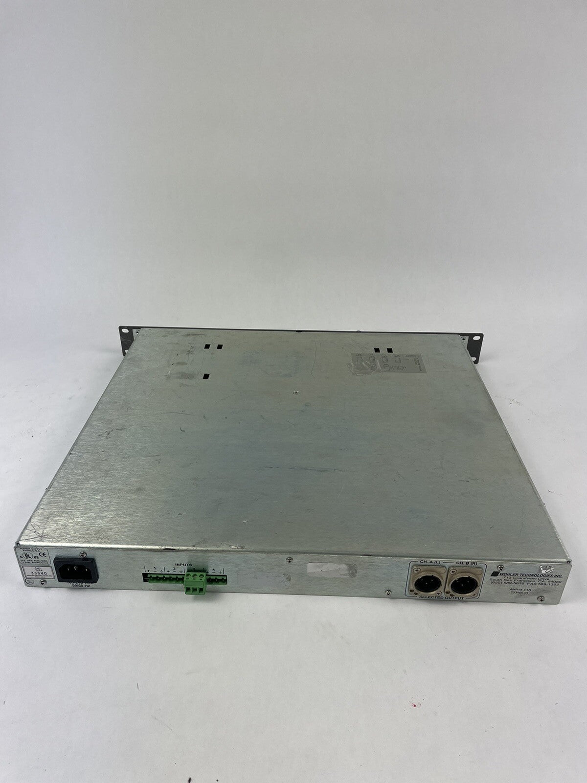 WOHLER TECHNOLOGIES AMP1A-VTR 4-CHANNEL ANALOG AUDIO MONITOR