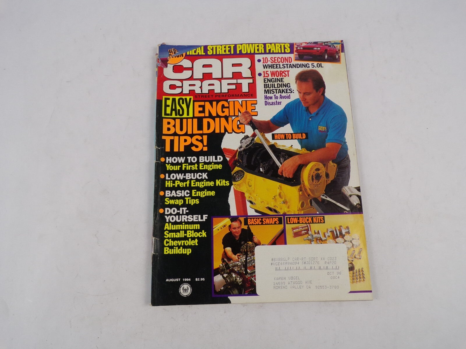 August 1994 Car Craft Easy Engine Building Tips! Special Street Power Parts