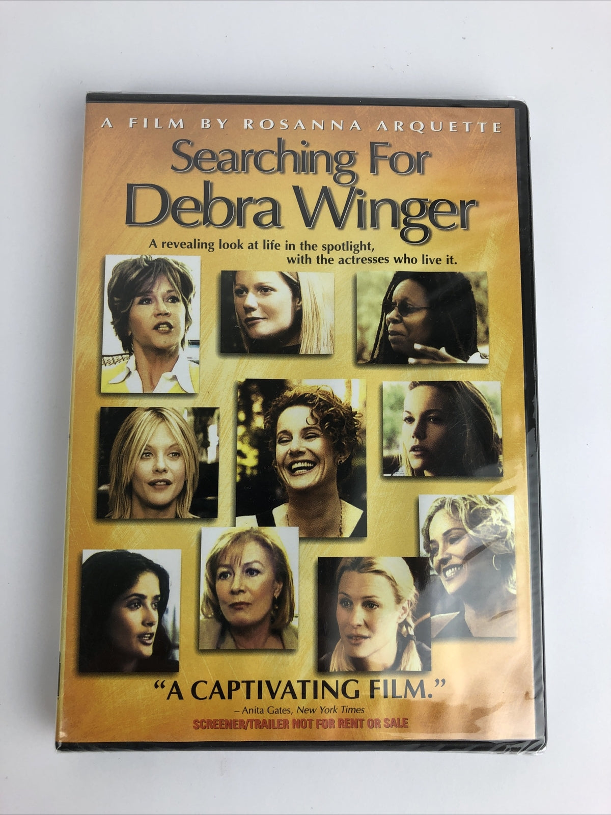 Searching for Debra Winger (DVD, 2004) Rosanna Arquette Salma Hayek Jane Fonda￼