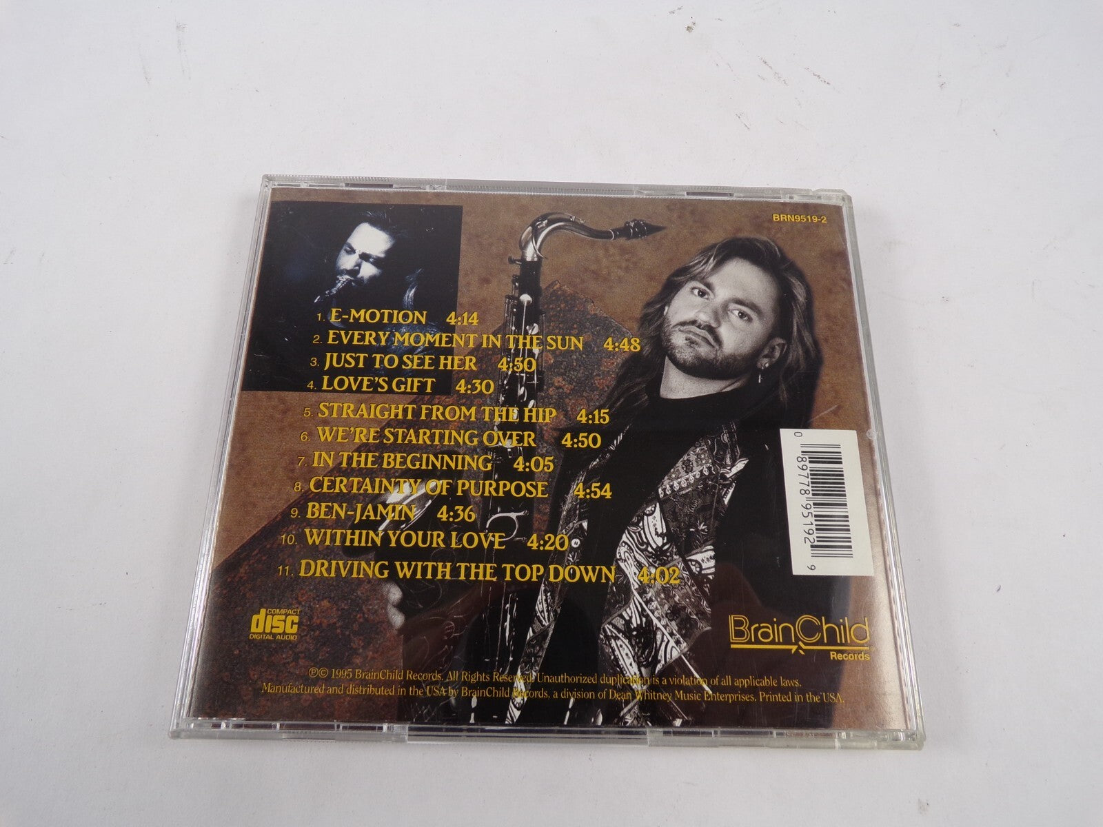 Greg Vail Emotion E-Motion Just To See Her  Within Your Love Love's Gift CD#61