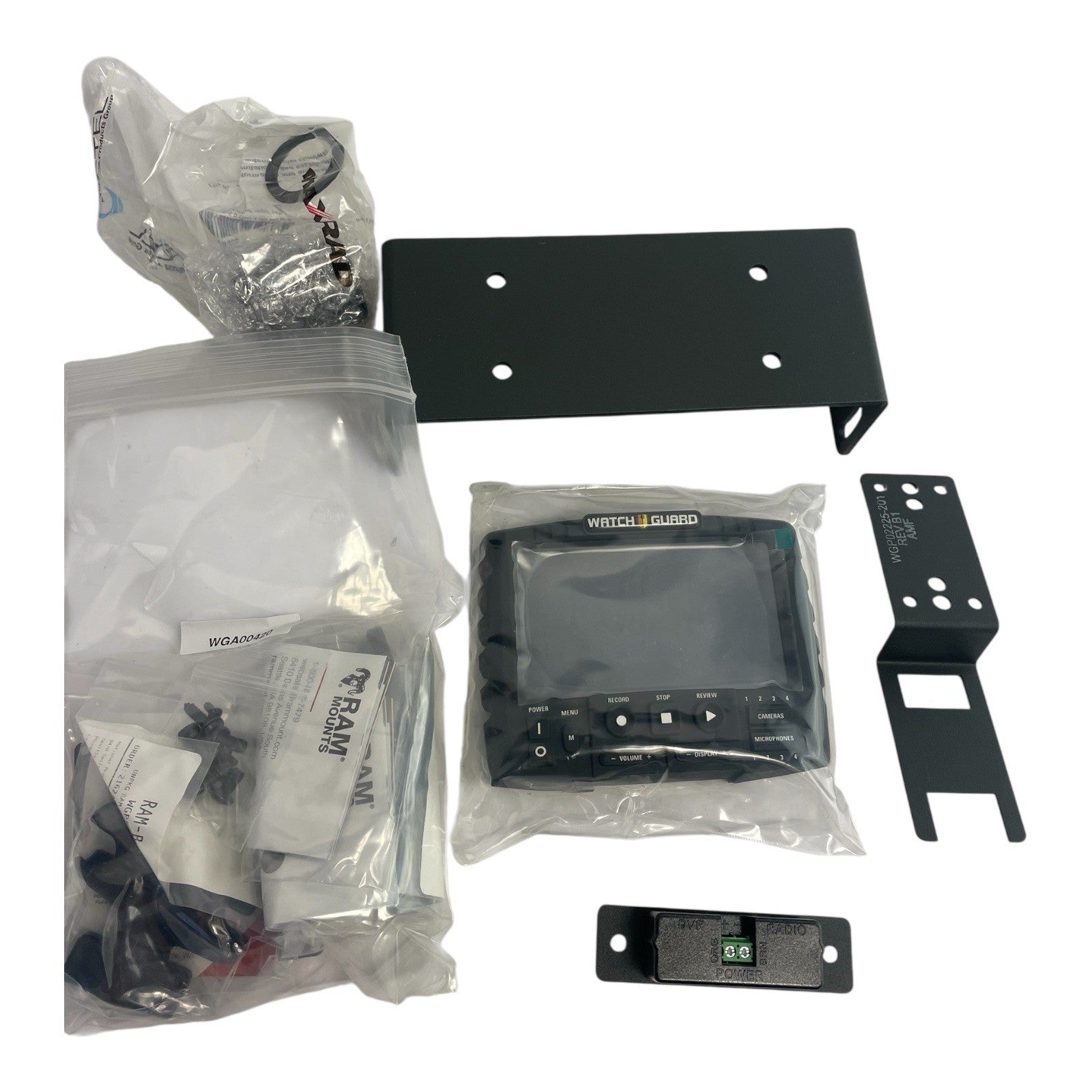 WatchGuard 4RE DVR Video System with LCD Display WGA00370-300 with brackets