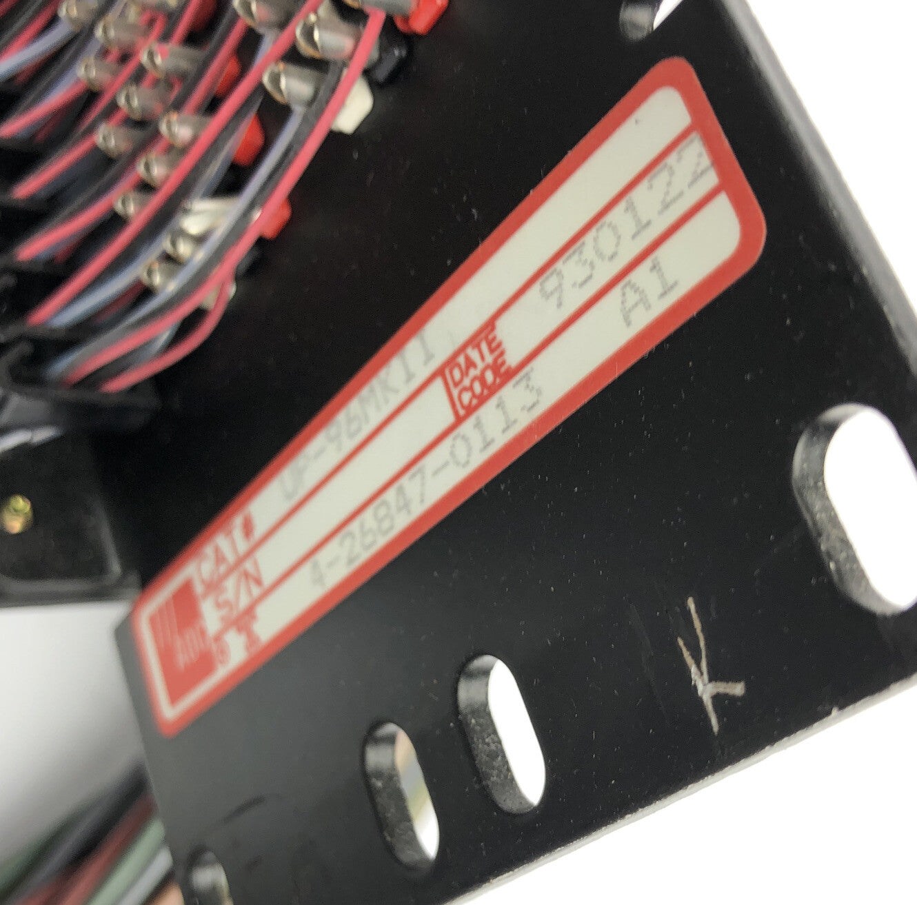 ADC 96 Bantam TT patchbay connected  to ADC UP-96NMKII  PPC RACKMOUNT PATCHBAY 4