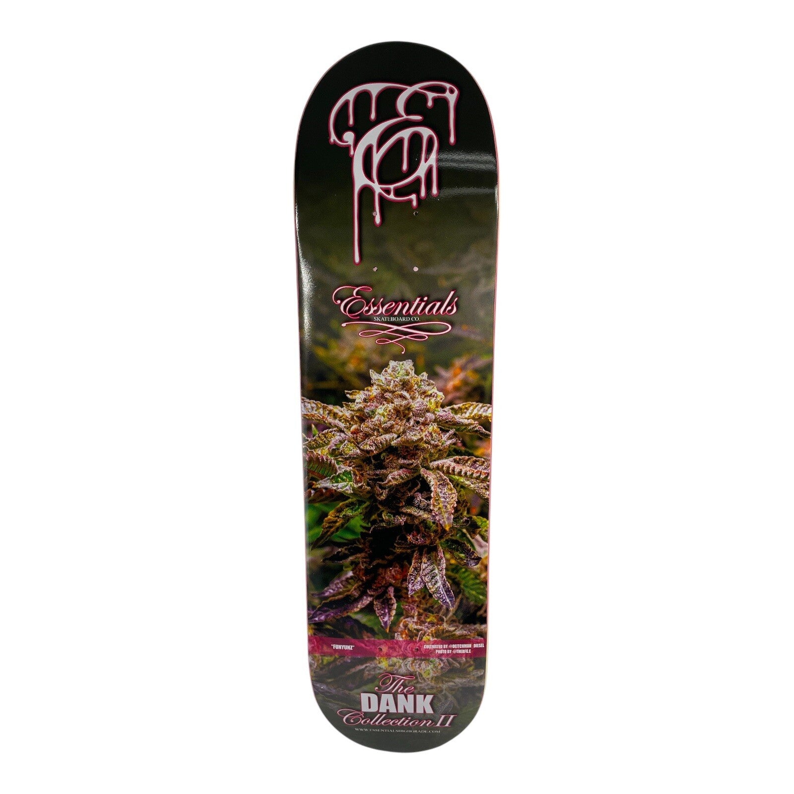 Funyunz Cannabis week skateboards Hard rock maple 8.125" with grip