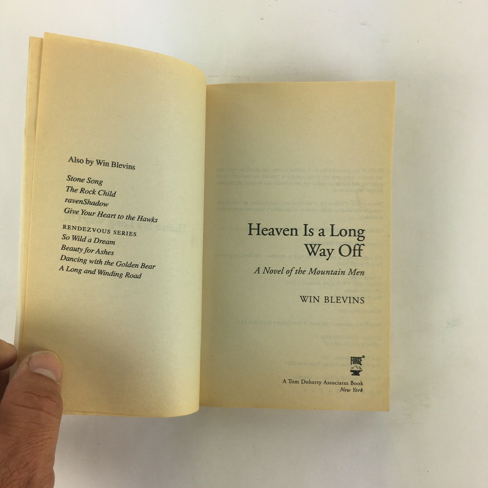 Win Blevins Heaven is a Long Way Off Spur Award Winning Author Kirkus Reviews