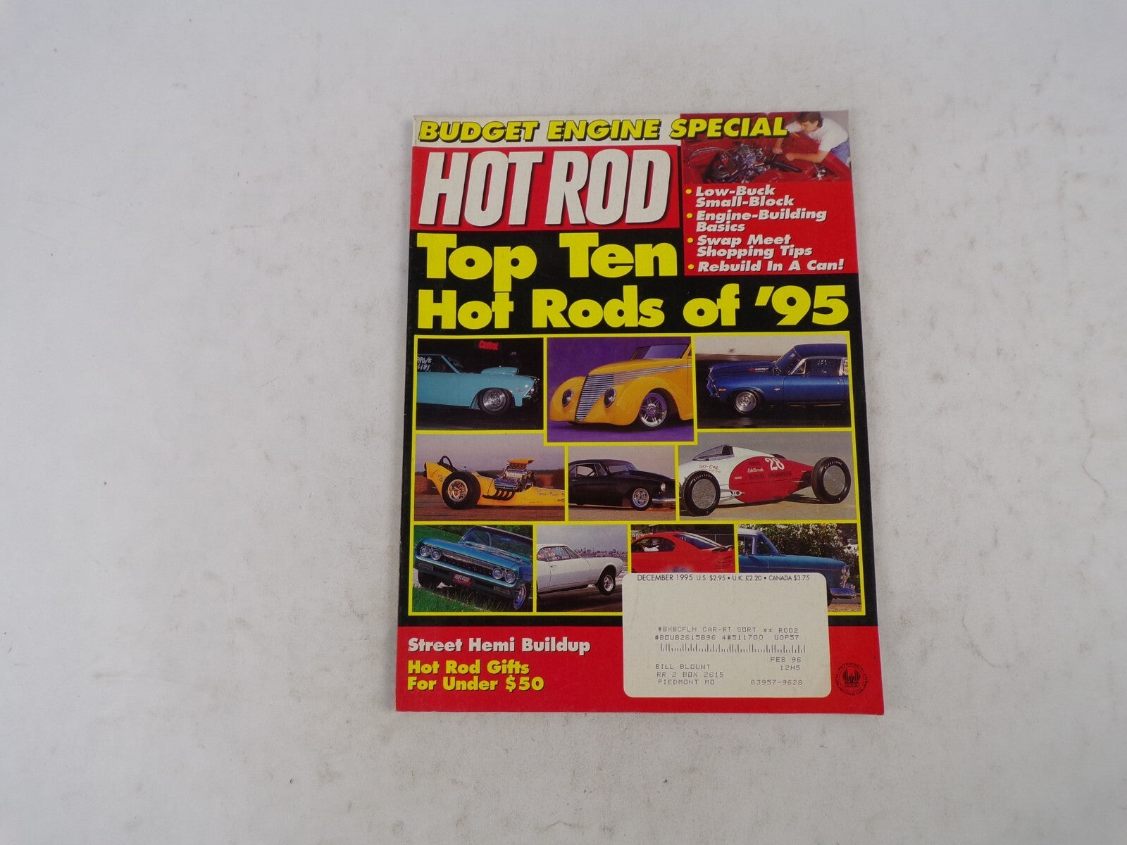 December 1995 Hot Rod Top Ten Hot Rods Of '95 Budget Engine Special Street Hemi