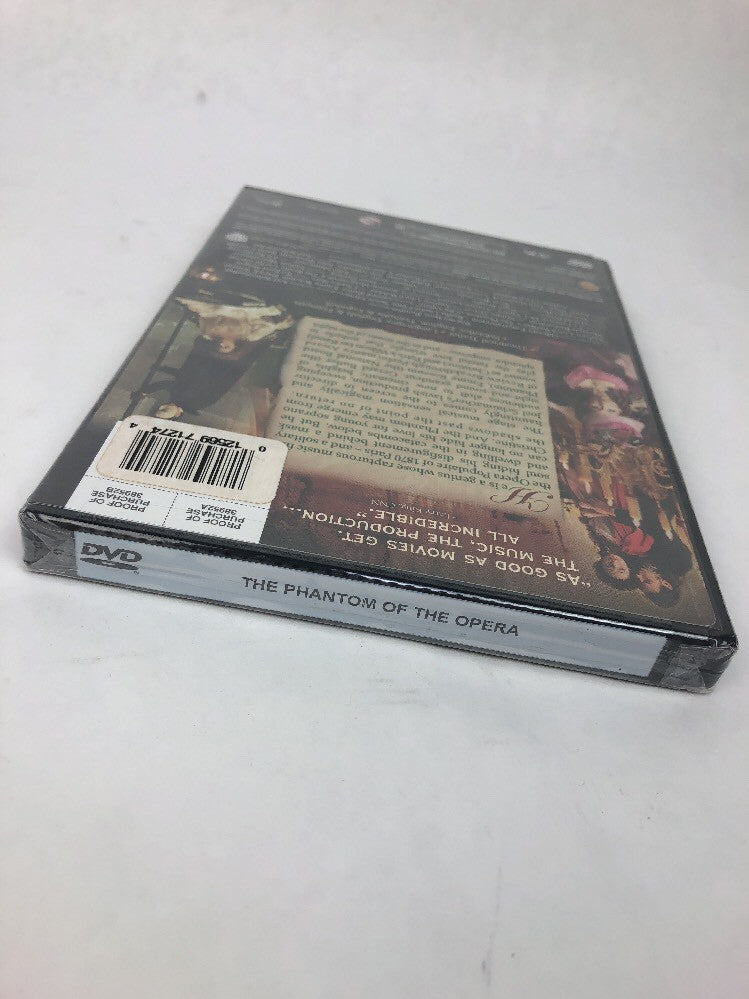 Sealed Andrew Lloyd Webbers Phantom of the Opera DVD Gerard Butler - FSTSHP
